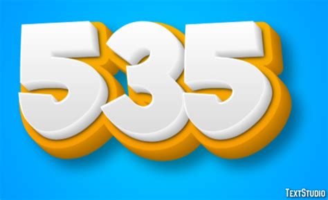 3D Lotto Number: 535 .